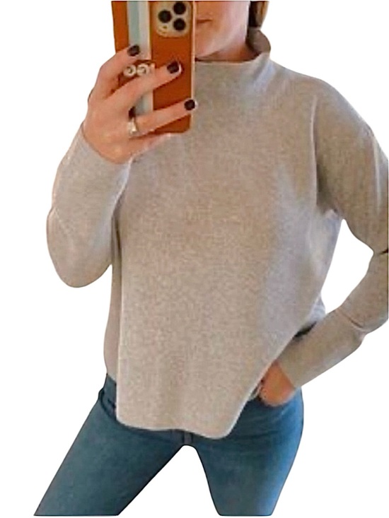 Tahari Sweaters - TAHARI Heather Turtleneck Sweater